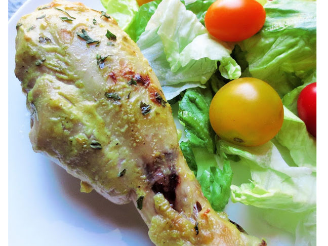 Dijon & Lime Baked Chicken Drumsticks