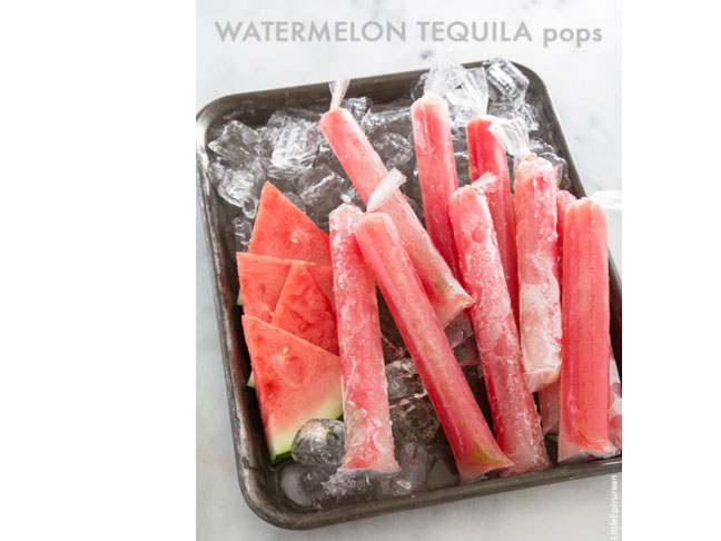 Watermelon Tequila Pops