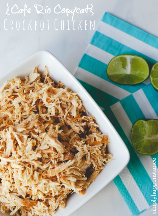 Cafe Rio Shredded Chicken