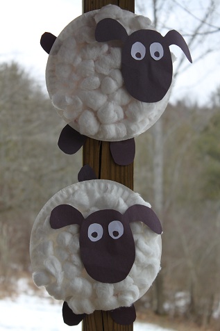 Paper Plate Little Sheep