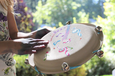 Paper Plate Tambourine