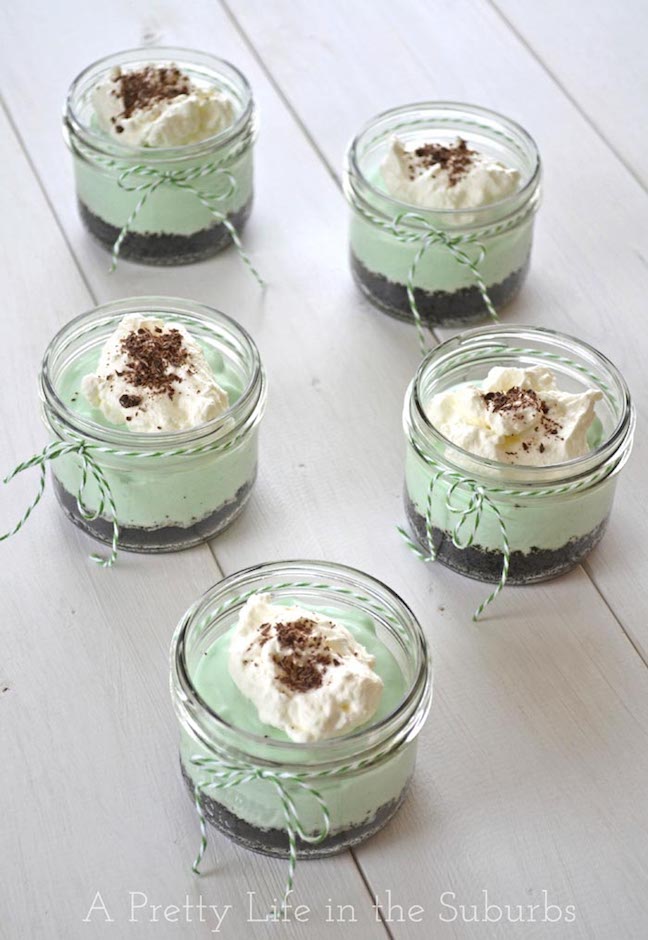 No-Bake Grasshopper Pies