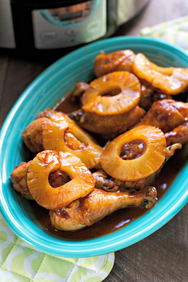 Pineapple BBQ Chicken Drumsticks