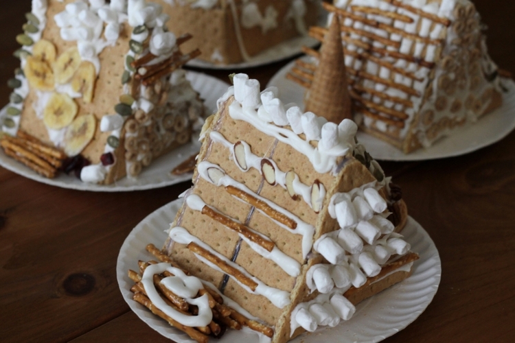 Graham Cracker Houses