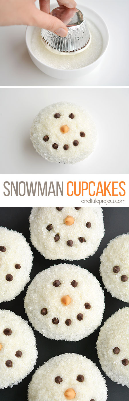 Snowmen Cupcakes