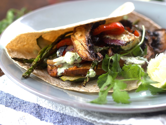 Grilled Vegetable Fajitas