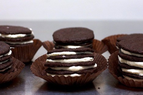 Chocolate Wafer Ice Box Cupcakes