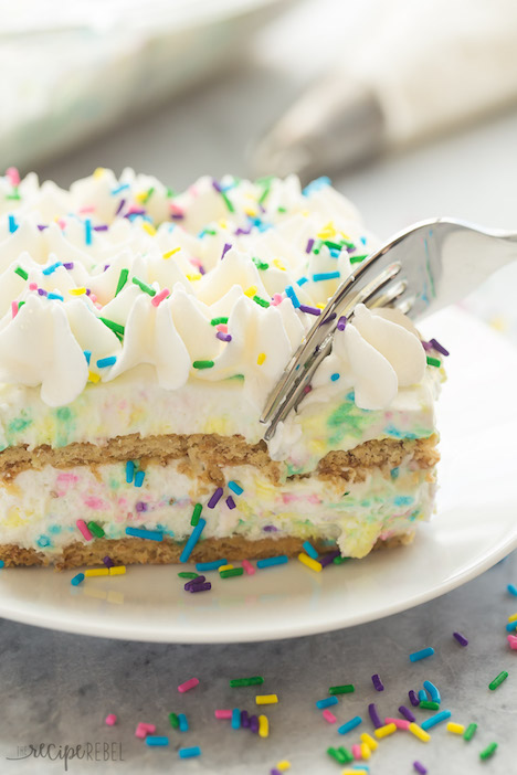 Funfetti Icebox Cake