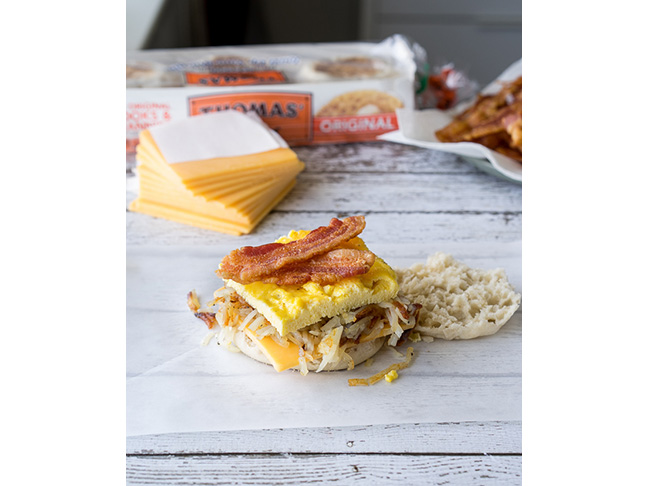 Hash Brown Breakfast Sandwiches