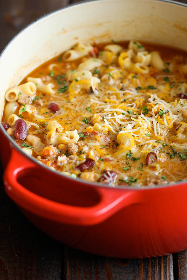 One Pot Chili Mac and Cheese Recipe