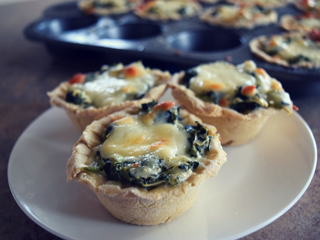  Gluten-Free Spinach & Artichoke Cups