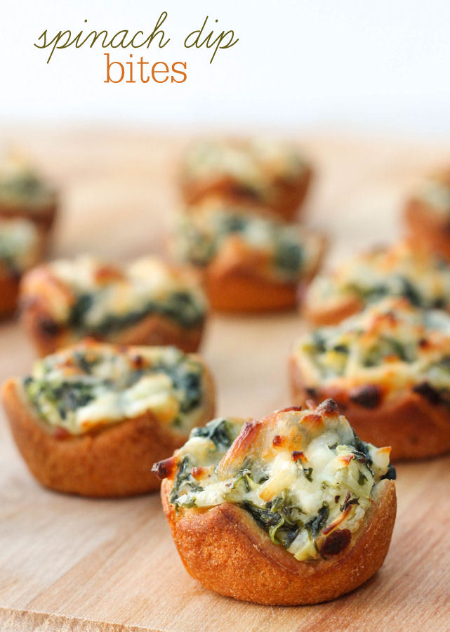 Spinach Dip Bites