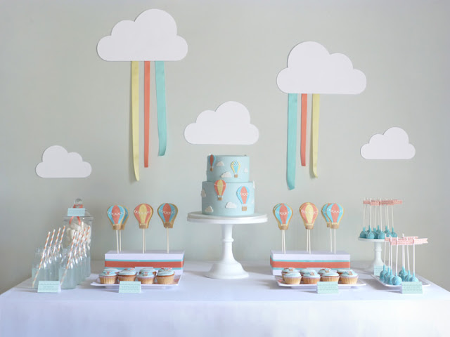 Paper Ribbon Cloud Decor