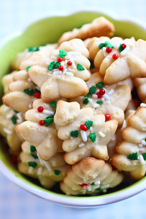 Spritz Evergreen Cookies