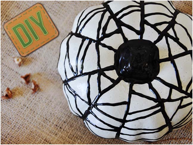 DIY Puffy Paint Pumpkin