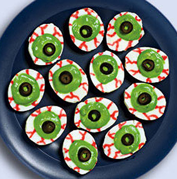 Deviled Egg Eyeballs