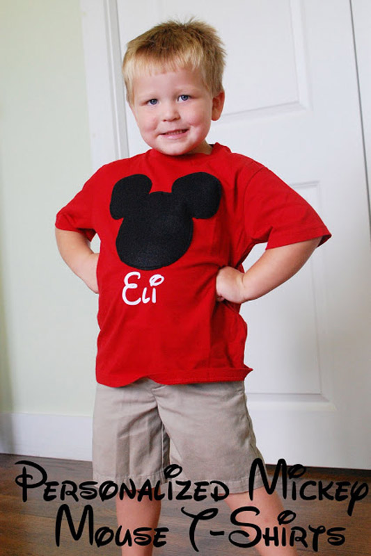 Personalized Mickey Shirt 