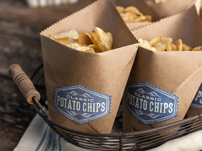 DIY Potato Chip Sacks