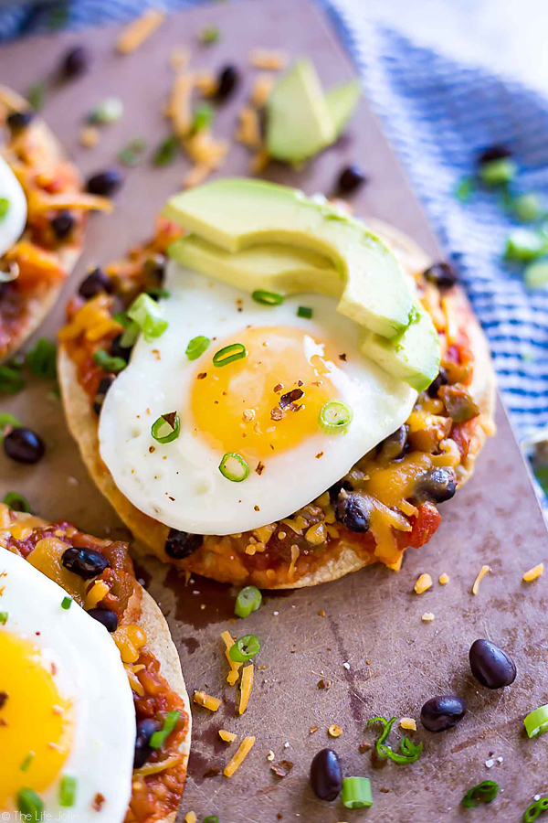 Baked Breakfast Tostadas