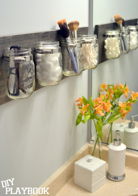 Mason Jar Organizer