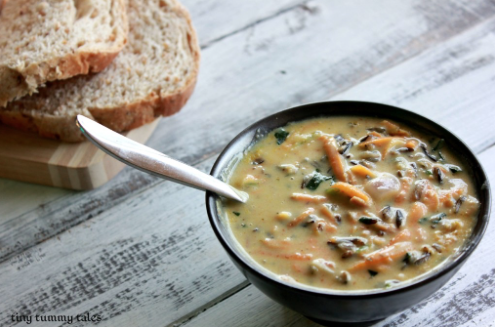 Sweet Potato Wild Rice Soup