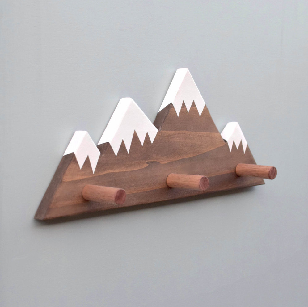 Mountain Peak Wall Hooks