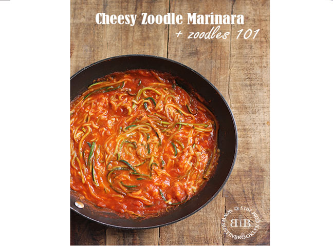 Cheesy Zoodle Marinara