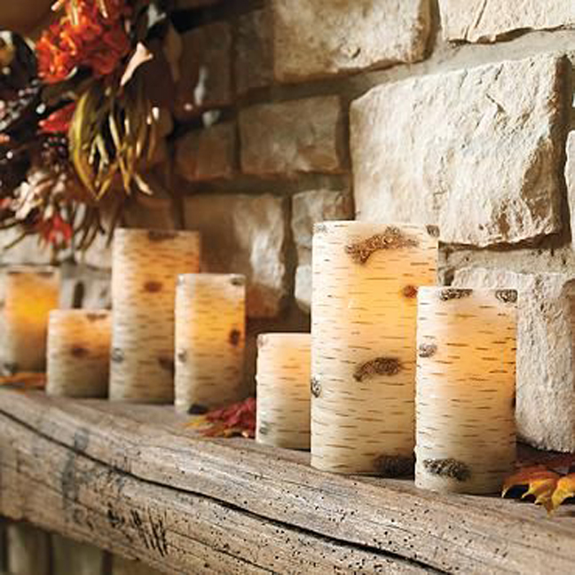 Birch Battery Operated Candles