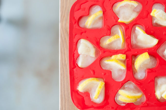 Refreshing Lemon Ice Cubes