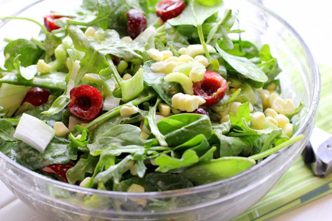 Corn & Strawberry Salad