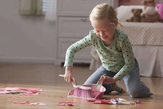 You’re trying to sweep up glitter after a DIY art project gone haywire.