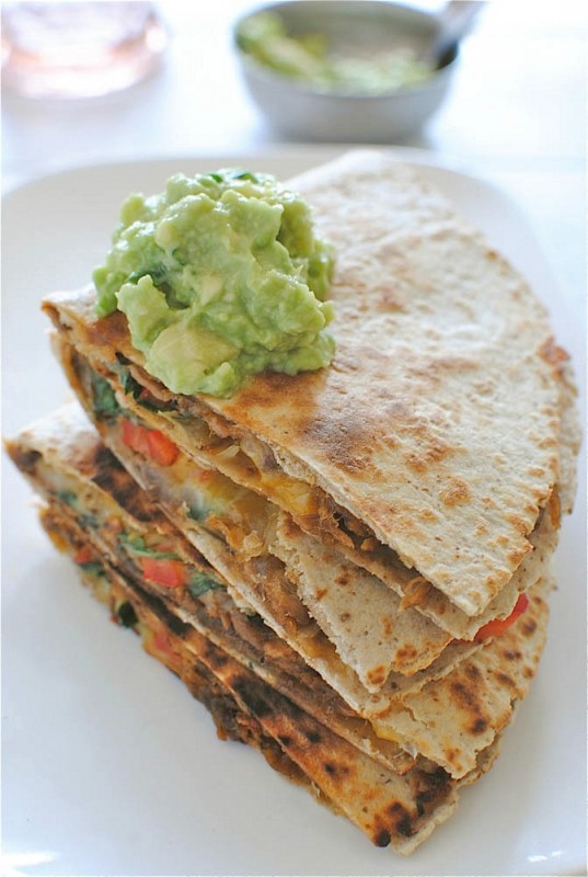 Chipotle steak quesadillas