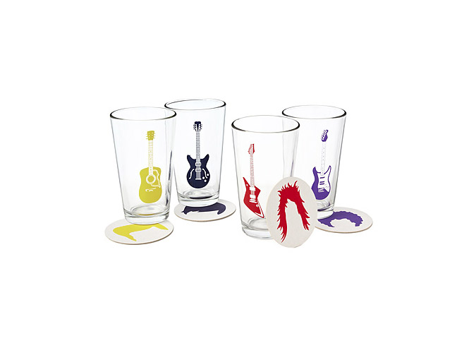 Hairband Pint Glasses