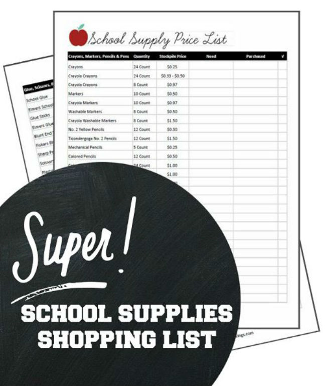 Know When to Stock Up on School Supplies
