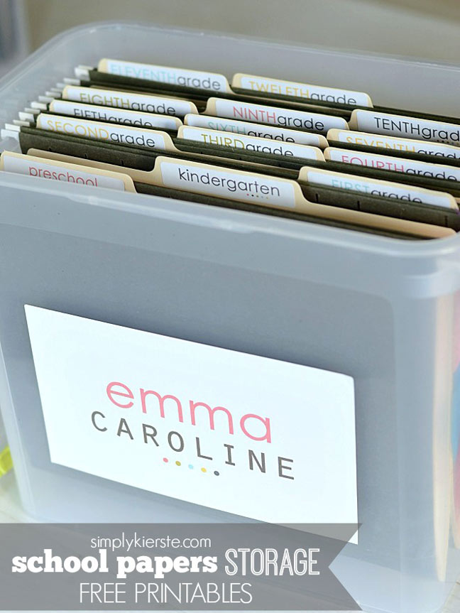 School File Boxes for Keepsakes
