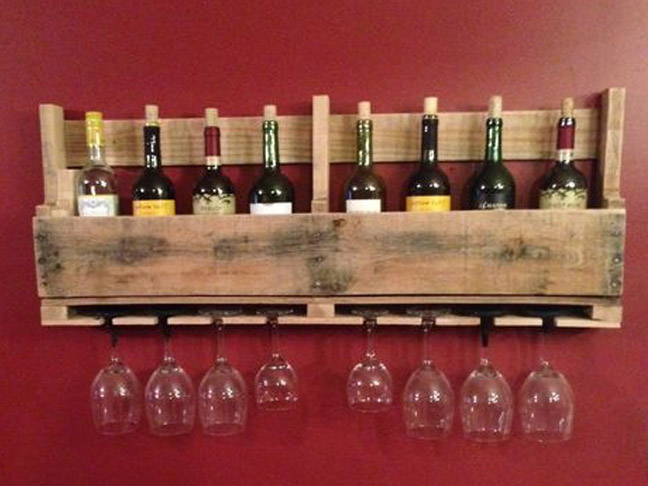 Pallet Wine Rack