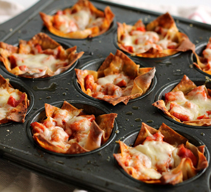 Pepperoni Pizza Cups