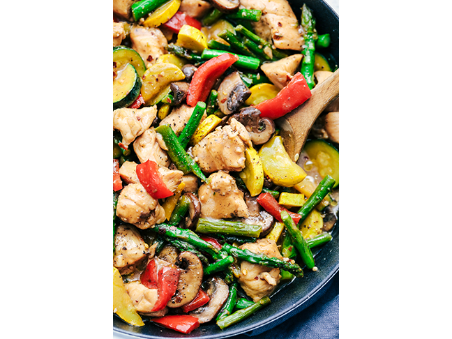 Honey Garlic Chicken Stir-Fry   