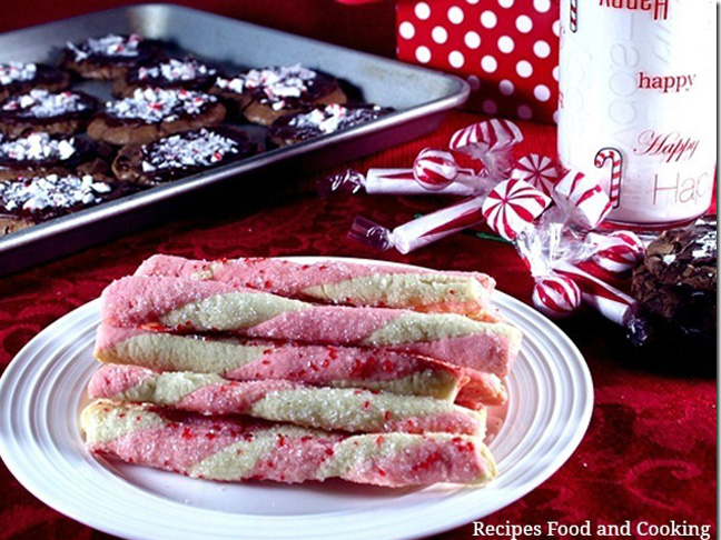 Peppermint Stick Cookies