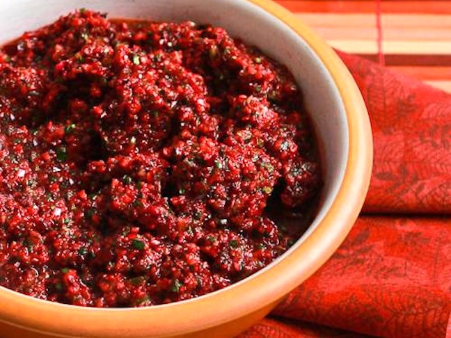 Trina's Low-Sugar Fresh Cranberry Salsa