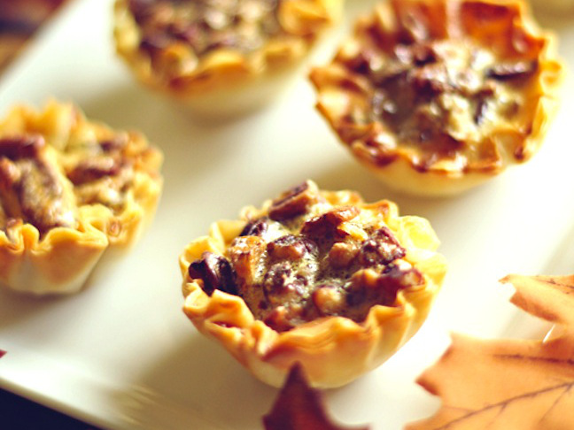 Mini Maple Pecan Pies