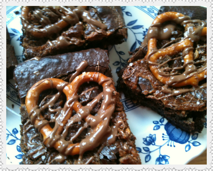 Pretzel Brownies