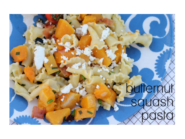 Butternut Squash Pasta