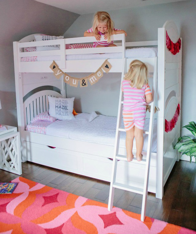 White Bunk Beds