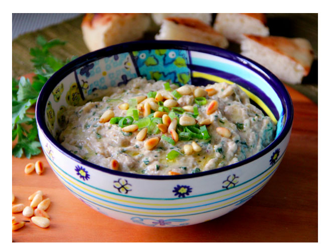 Fire Roasted Eggplant Dip