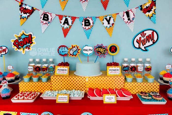 Super Hero Baby Shower