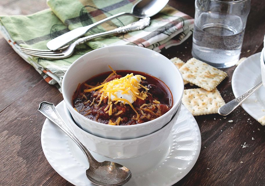 Savory Slow Cooker Chili 