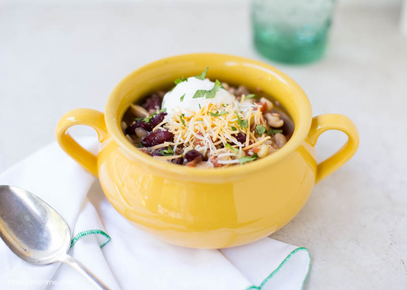 Slow Cooker Chicken Chili