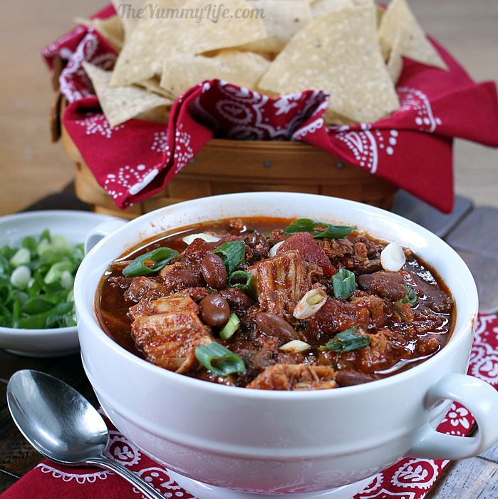 Slow Cooker Pork Ranch Chili