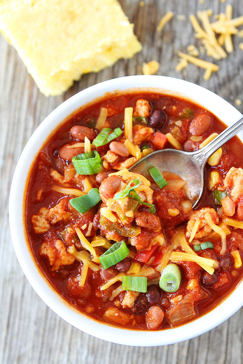 Slow Cooker Turkey Chili